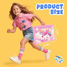 Vista 7 de Set de arte infantil con tablero 208 - color: rosado